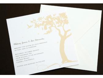 100 Custom Wedding Invitations