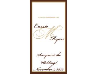150 Custom Hershey Miniature Candy Bar Favors