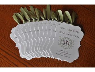 100 Wedding Programs (Meagan Style - Die Cut)