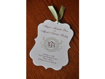 100 Wedding Programs (Meagan Style - Die Cut)