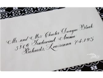 Calligraphy for Wedding Invitation Envelopes