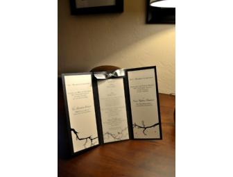 Anywhere/  Stationery / 75 Custom Designed Couture Invitation Sets