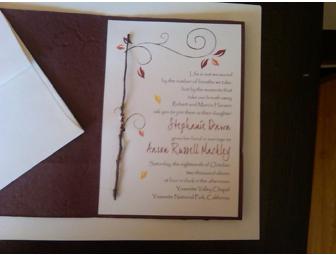 Anywhere/  Stationery / 75 Custom Designed Couture Invitation Sets