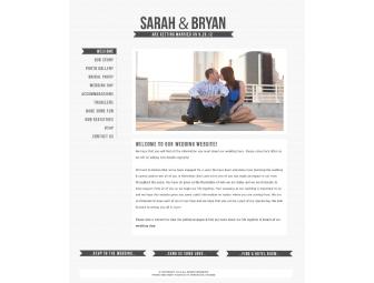 Anywhere / Wedding Website