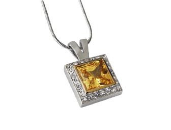 Canary Diamond Necklace