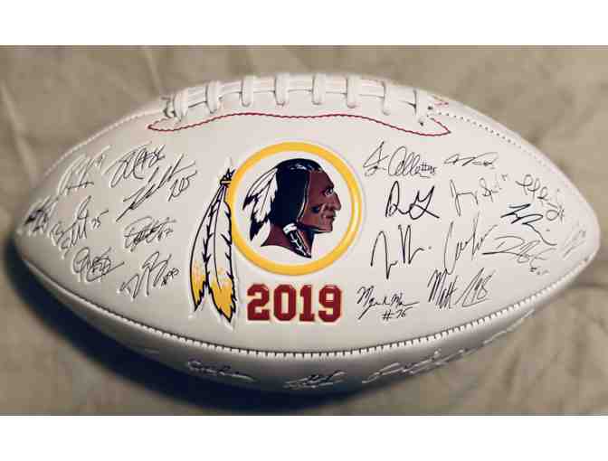 Autographed Washington Redskins 2019 Team Laser Signed Football!