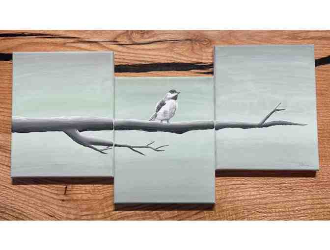 Hand-Painted Bird Canvas Set - Photo 2