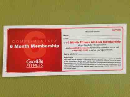Goodlife Fitness Membership