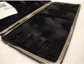Black Flat Wallet Jewelry Case