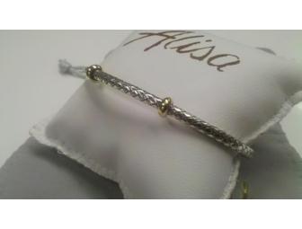 Alisa silver/18 ct gold bracelet