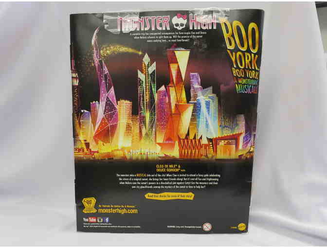MONSTER HIGH BOO YORK, BOO YORK COMET-CROSSED COUPLE CLEO DE NILE & DEUCE GORGON DOLL