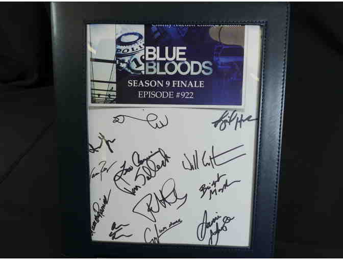 AUTOGRAPHED BLUE BLOODS SCRIPT