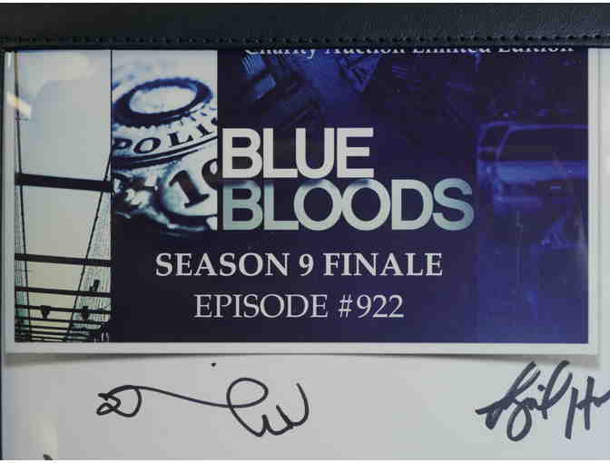 AUTOGRAPHED BLUE BLOODS SCRIPT
