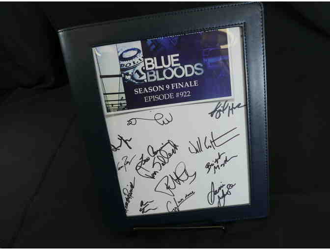 AUTOGRAPHED BLUE BLOODS SCRIPT