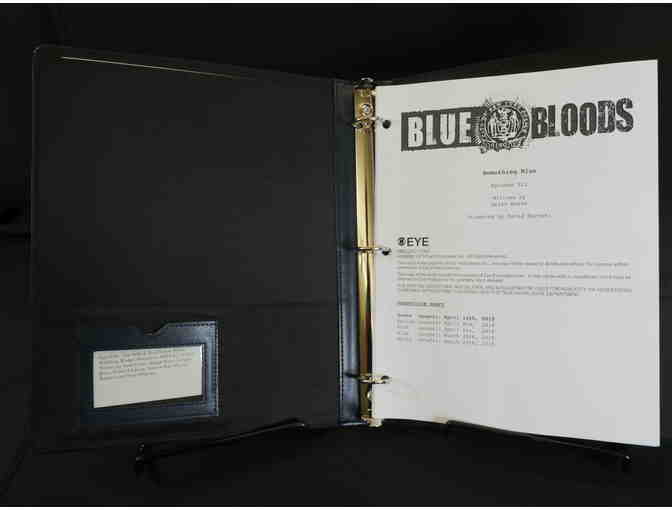 AUTOGRAPHED BLUE BLOODS SCRIPT