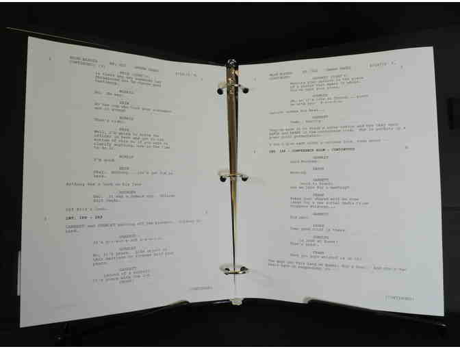 AUTOGRAPHED BLUE BLOODS SCRIPT