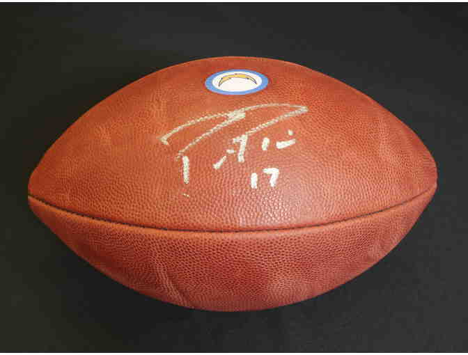 AUTOGRAPHED PHILIP RIVERS FOOTBALL