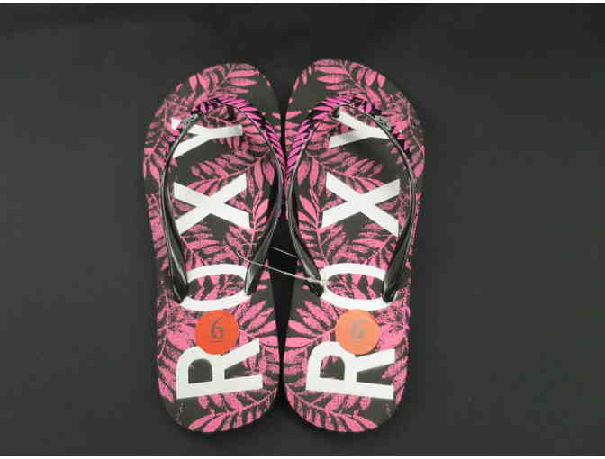 ROXY WOMEN'S FLIP FLOPS: SIZE 6