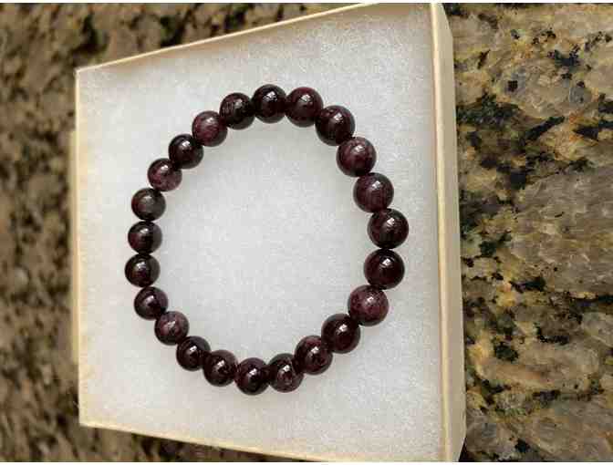 Lakshmi Design Jewelry - Red Garnet bracelet