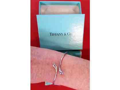 Tiffany Elsa Peretti Sterling Silver Bangle Bracelet