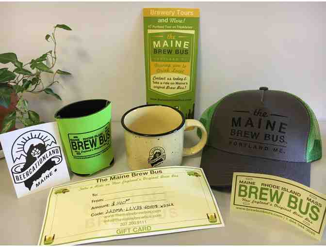 Tickets for 2 to The Maine Brew Bus Tour in Portland ME & SWAG!!!