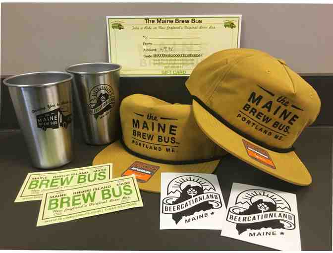 Maine Brew Bus Tour in Portland, ME: Tickets for 2 & SWAG!!!