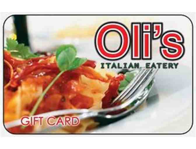 2 Great Restaurants - Nancy Chang /Oli's Italian Eatery Gift Cards