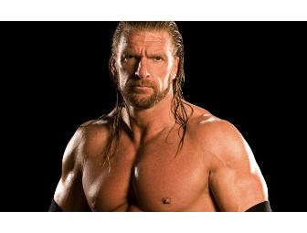 2 Personalized & Autographed WWE Wrestlemania Chairs