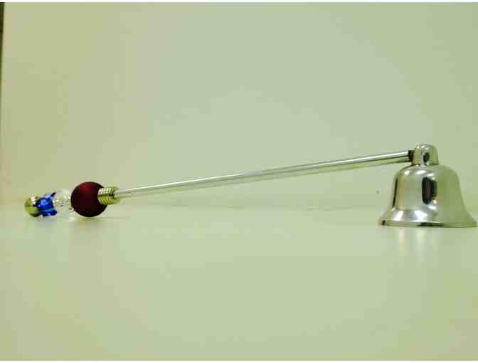 Beaded candle snuffer by Pollyarts