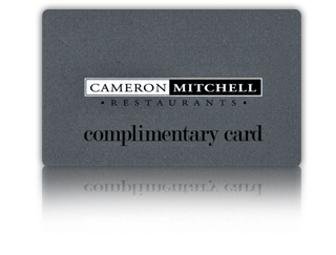 $100 Gift Card to any Cameron Mitchell Restaurant