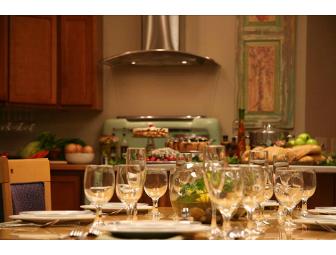 Upscale Hor D'Oeuvres Reception in the Tasting Kitchen at Creative Cuisine For Ten