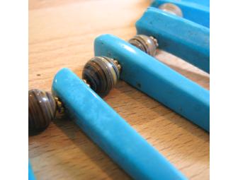 Turquoise Spikes Necklace