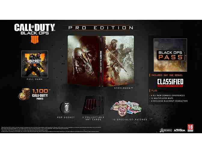 Call of Duty Black Ops Pro Edition PS4 - $110