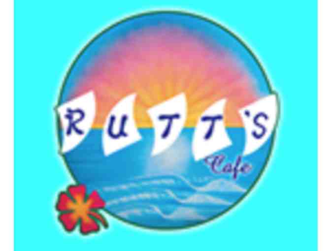 Rutt's Hawaiian Cafe - $25 Gift Card, Rutt's T-Shirt, and Thermos