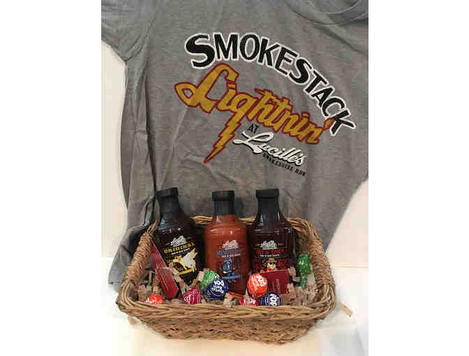 Lucille's Smokehouse BBQ - $50 Gift Card, T-Shirt, and BBQ sauces
