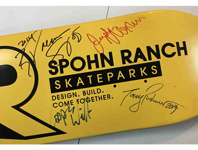 Autographed Spohn Ranch Skateboard ($300 estimated value)