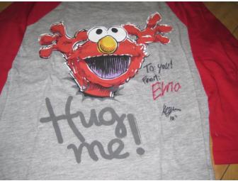 Elmo baseball tee shirt - Signed