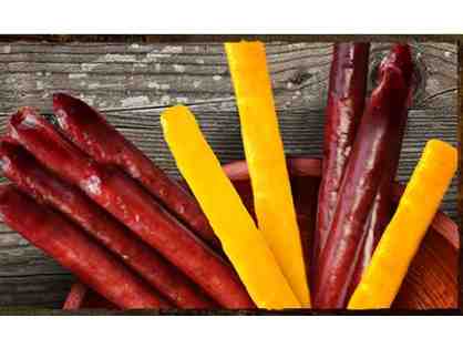 Wisconsin State Fair Meat Sticks and Cheddar Cheese