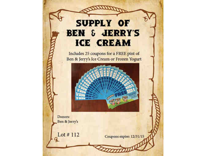 25 Ben & Jerry's Coupons