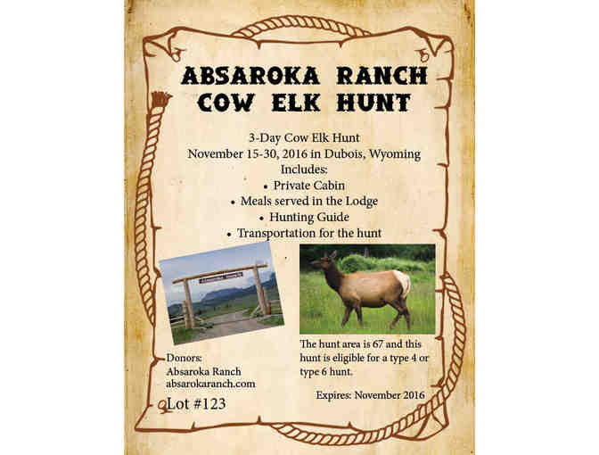 3-Day Cow Elk Hunt