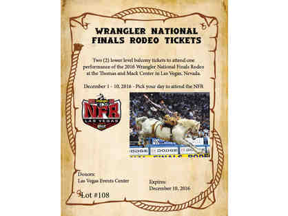 Wrangler National Finals Rodeo Tickets