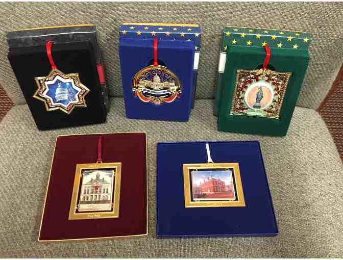 Set of 5 Commemorative Senate Ornaments