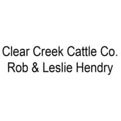 Clear Creek Cattle Co. Rob and Leslie Hendry