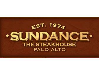 Sundance The Steakhouse Palo Alto - $100 Gift Certificate