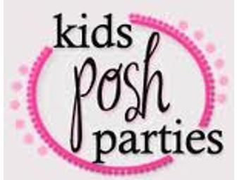 Kids Posh Parties $100 Gift Certificate