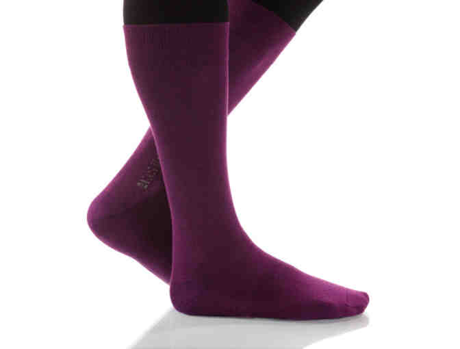 Four (4) Pairs of Colorful XOAB Socks