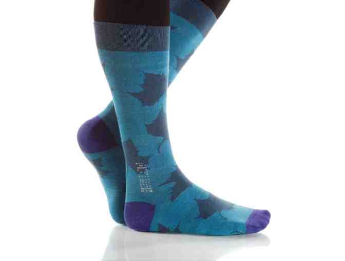 Four (4) Pairs of Colorful XOAB Socks