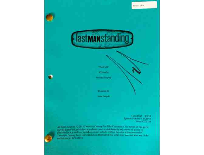 Authentic Tim Allen Autographed Script from Last Man Standing - Photo 1