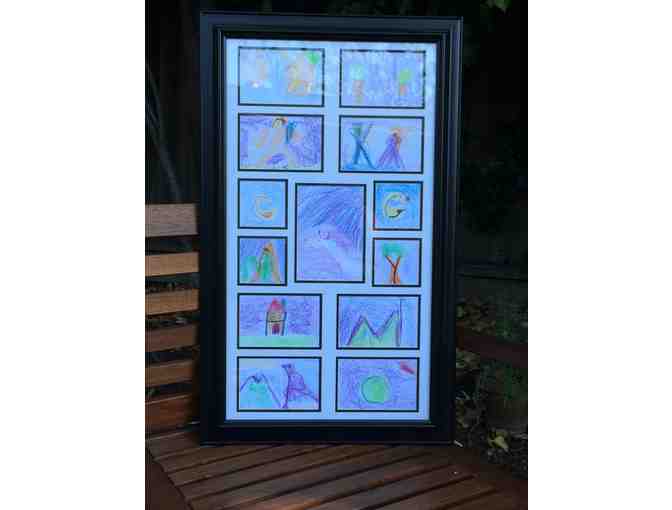 'Capital Letters Color Crayon' (The Unicorn)