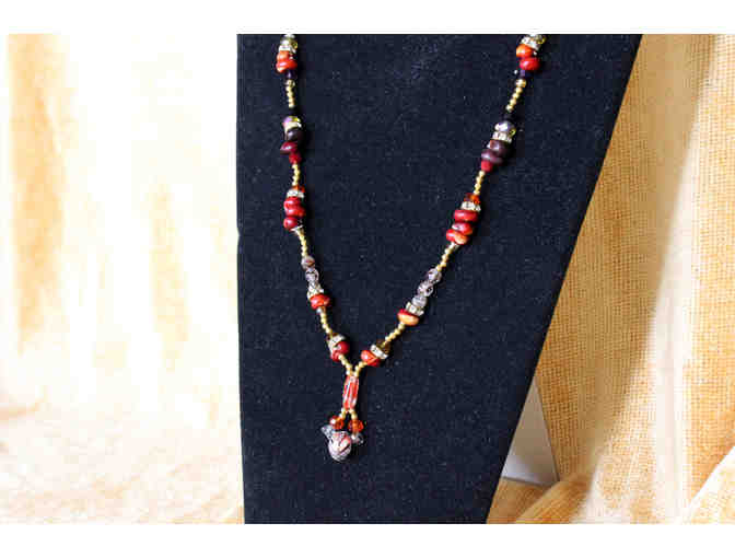 Multicolored Flint Corn Necklace